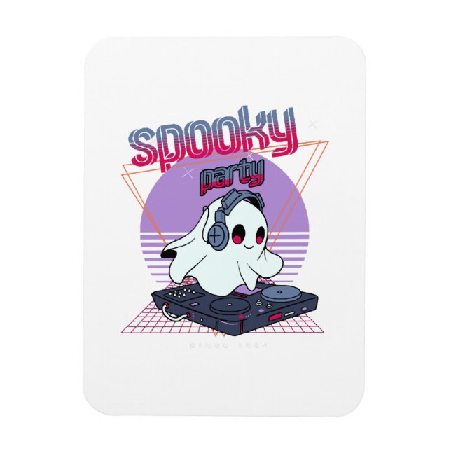Spooky Party Halloween Magnet (Vertical)