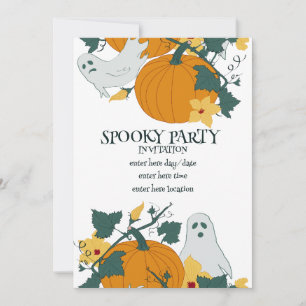 Spooky party invitation
