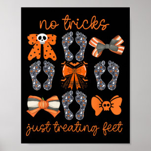 Spooky Podiatry Crew Halloween Podiatrist Coquette Poster