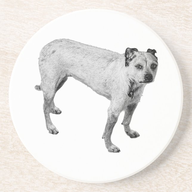 Spooky Porch Watch Coaster (Front)
