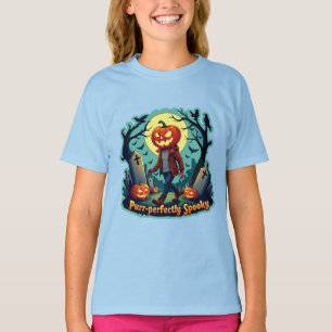 Spooky Pumpkin Art: Perfect for Halloween Decor! T-Shirt