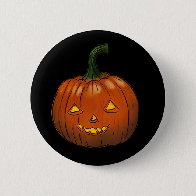Spooky pumpkin badge (Front)