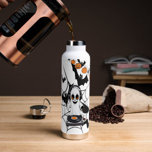 Spooky Pumpkin Glow Water Bottle