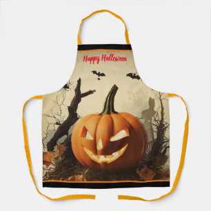 Spooky Pumpkin Halloween Collection Apron