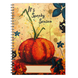 Spooky Pumpkin Halloween Notebook — Fall Journal