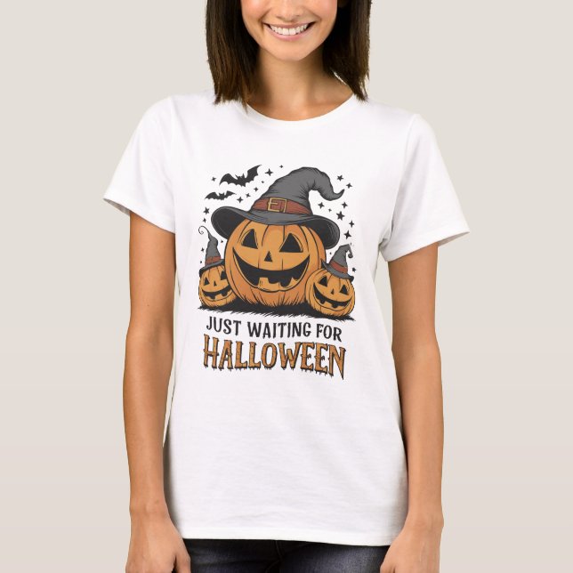 Spooky Pumpkin Halloween Summer Tee (Front)