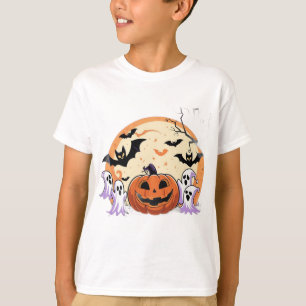 Spooky Pumpkin Halloween Tee Boys' T-Shirts