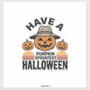 Spooky Pumpkin Halloween Vintage Engraving Shirt D