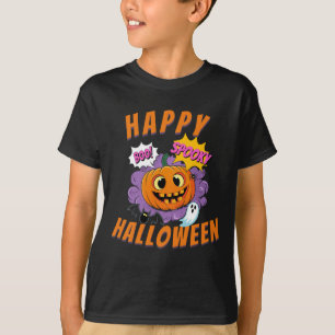 Spooky Pumpkin - Happy Halloween T-Shirt