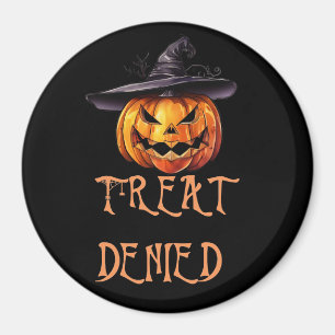 Spooky pumpkin magnet