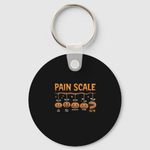 Spooky Pumpkin Pain Scale Trauma Nurse Triage Hall Key Ring