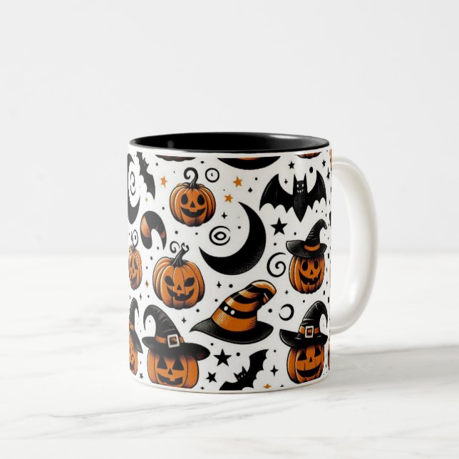 Spooky Pumpkin Party Mug (Front Right)