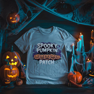 Spooky Pumpkin Patch Halloween T-Shirt