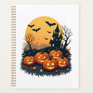 Spooky Pumpkin Patch � Retro Halloween Tee Planner