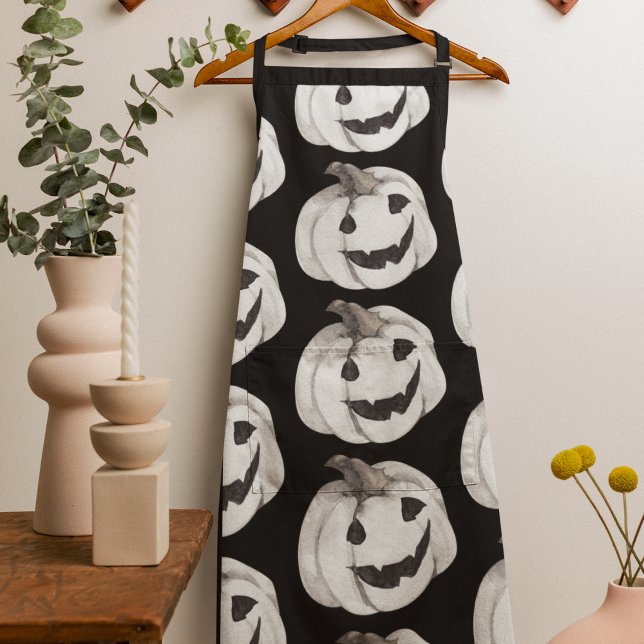 Spooky Pumpkin Pattern | Happy Halloween Apron (Creator Uploaded)