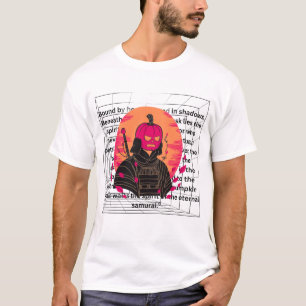 Spooky Pumpkin Samurai Halloween T-Shirt   Japanes