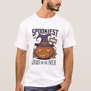 Spooky Pumpkin Shirt Vintage Engraving Halloween T