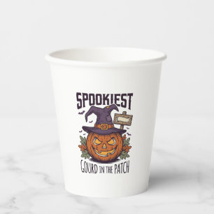 Spooky Pumpkin Shirt Vintage Engraving Halloween T Paper Cups