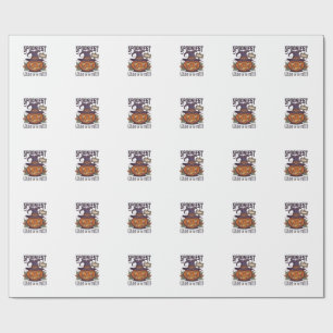 Spooky Pumpkin Shirt Vintage Engraving Halloween T Wrapping Paper