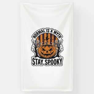 Spooky Pumpkin Witch Vintage Engraving Halloween S Banner
