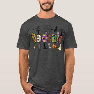 Spooky Pumpkins Dadcula Halloween Family Matching T-Shirt
