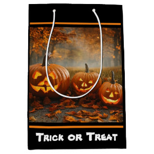 Spooky Pumpkins Family Collection Medium Gift Bag
