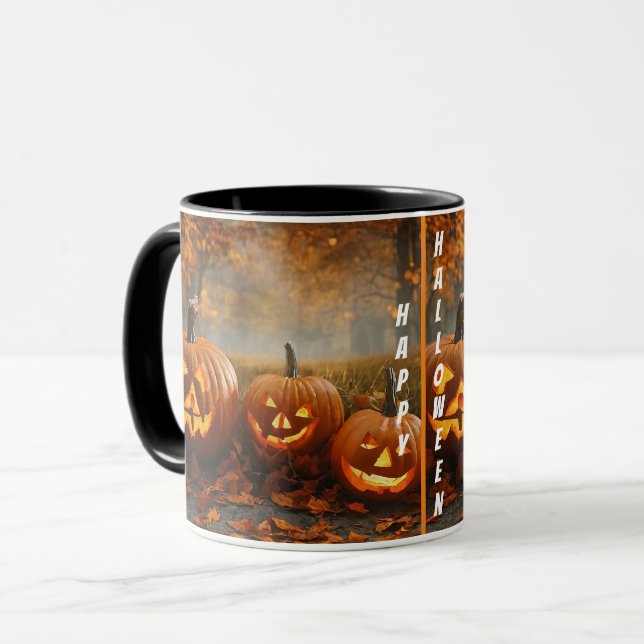 Spooky Pumpkins Family Collection Mug (Front Left)