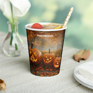 Spooky Pumpkins Family Collection Paper Cups