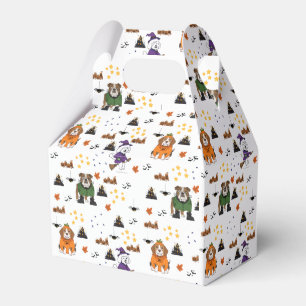 Spooky Pups Halloween Pattern Favour Box