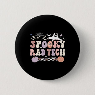 Spooky Radiology Tech Halloween Rad Technologist R 6 Cm Round Badge