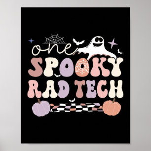 Spooky Radiology Tech Halloween Rad Technologist R Poster