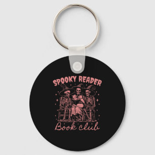 Spooky Reader Book Club D Red Key Ring