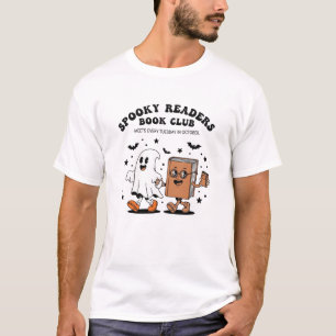 Spooky Readers Book Club Happy Halloween Scary T-Shirt