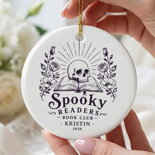 Spooky Readers Book Club Ornament