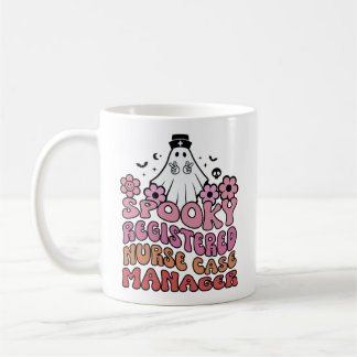 Spooky Registered Nurse Case Manager Women Coffee Mug