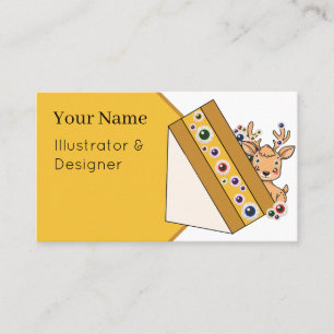 Spooky Reindeer Sando - Haunted Eyeball Club Sandw Business Card