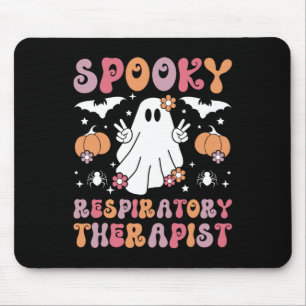 Spooky Respiratory Therapist Halloween Respiratory Mouse Mat
