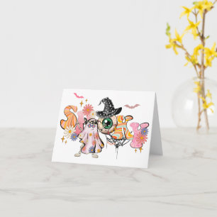 Spooky Retro Halloween Card
