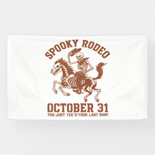 Spooky Rodeo Halloween October 31 Banner