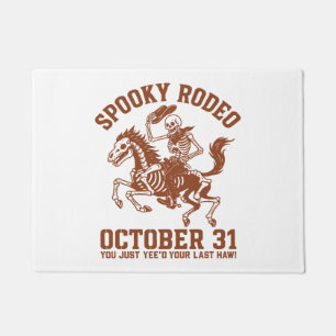 Spooky Rodeo Halloween October 31 Doormat