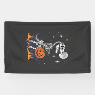 Spooky Saurus Halloween Dinosaur Banner