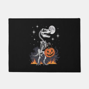 Spooky Saurus Halloween Dinosaur Doormat