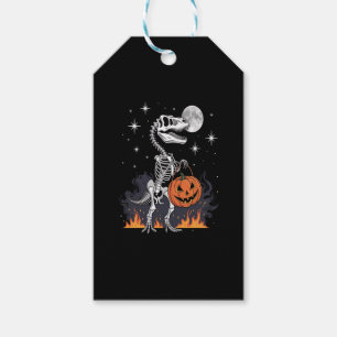 Spooky Saurus Halloween Dinosaur Gift Tags