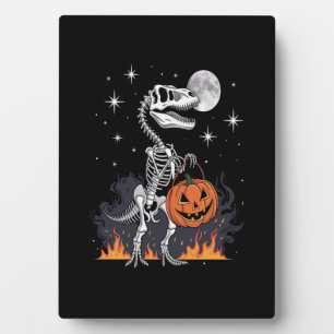 Spooky Saurus Halloween Dinosaur Plaque
