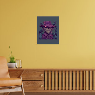 Spooky Scarecrow Comic Poster