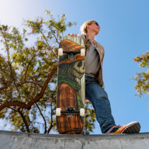 Spooky Scarecrow Skateboard