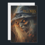 Spooky Scary Creepy Witch Adult Halloween Party Invitation<br><div class="desc">Invite guests to a wickedly fun Halloween with our sinister witch-themed invitation! Featuring a chilling design of an evil witch against a haunting backdrop, this invitation sets the perfect tone for your spooky celebration. Customise the details to personalise your event and ensure an unforgettable gathering. Ideal for Halloween parties, haunted...</div>