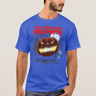 Spooky Scary Halloween Pumpkin Quote T-Shirt