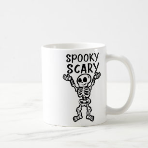 Spooky Scary Skeleton Halloween Coffee Mug