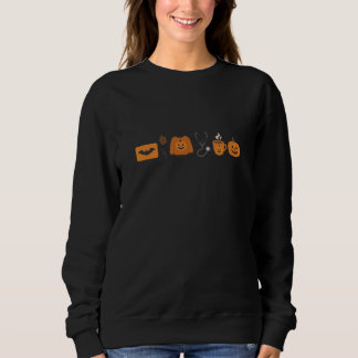 Spooky School Nurse – Halloween Vibes Design Sweatshirt